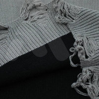 Pull-over streetwear personnalisé pour homme, nouveau design 2026, haute qualité, effet vieilli, coupe oversize, respirant, tricoté 100% coton