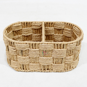 Artex Dong Thap Cestas Tejidas Hechas a Mano Contenedores de Almacenamiento y Regalo en Cuerda de Papel y Mimbre para Uso Doméstico - Product Image 3