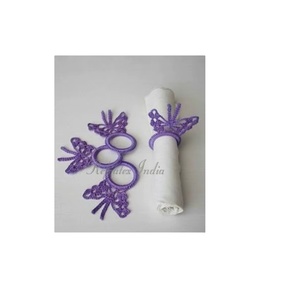 Fournisseur et fabricant en gros d'anneaux de serviette en crochet faits à la main par Refratex India, fabriqués en Inde pour une qualité supérieure et un prix bas - Product Image 1