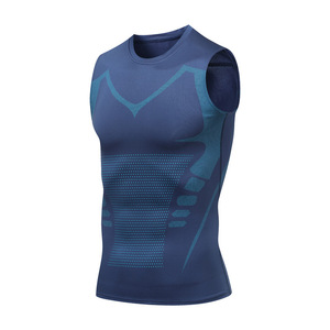 Men's Purple Long Sleeve Compression Shirt Quick Dry Slim Fit Sporty O-Neck Base <b>Layer</b> Training <b>Top</b> Knitted Polyester - Product Image 3
