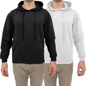 Sweatshirts à capuche pulls personnalisés vente en gros 350gsm coton polaire lourd avec logo imprimé ou brodé fournisseur OEM - Product Image 4