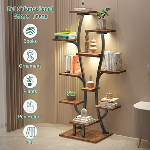 <b>Vase</b> Shape Indoor Plant <b>Stand</b> with Grow Lights Metal Flower Holder Rack for Indoor Plants - Product Image 3