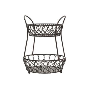 Panier à fruits en fer de qualité supérieure avec design ouvert pour un stockage sain et hygiénique des fruits - Product Image 4