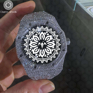 Charm_Jewels Luxury Stainless Steel Polygon <b>Mechanical</b> <b>Watch</b> 42mm Analog Dial Sapphire Crystal Luminous Men's Fashion Timepiece - Product Image 1