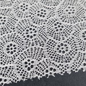 Tela de Encaje Floral Geométrico, Spandex/Nailon, 147 cm de Ancho, Elástica, Color Personalizado para Vestidos, Blusas y Prendas, Ligera - Product Image 5