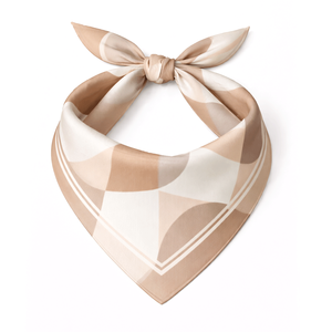 Pañuelo tipo bandana de moda, pañuelo para el cuello de algodón y seda, estampado paisley, color liso, ligero, accesorio informal de verano para exteriores - Product Image 1