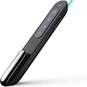 Présentateur sans fil USB 2.4GHz lumière rouge verte page tournant contrôle du Volume <span class=keywords><strong>PPT</strong></span> télécommande souris pour <span class=keywords><strong>présentation</strong></span> <span class=keywords><strong>PowerPoint</strong></span> - Product Image 4
