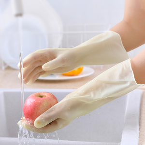 Nouveaux gants en PVC imperméables très résistants pour le nettoyage de la cuisine et la lessive - Product Image 1