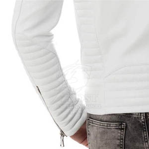 Chaqueta de Cuero para Hombre, Nueva Moda, Transpirable, Resistente al Viento, Venta Caliente - Product Image 6
