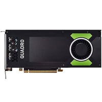 Kartu Grafis Workstation Performa Tinggi 8GB GDDR5X GPU Tampilan CAD Rendering Desain Teknik Quadro P4000 Kipas PC Desktop