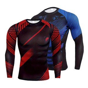 Conjunto de Protección de Compresión con Estampado Personalizado, Pantalones Cortos de Jiu Jitsu BJJ MMA, Ropa de Lucha para Hombre - Product Image 5