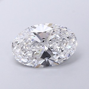 Diamant de laboratoire taille ovale 3,01 carats, couleur D, clarté VS1, pierre précieuse lâche, excellente finition, composant de joaillerie fine pour bague - Product Image 1