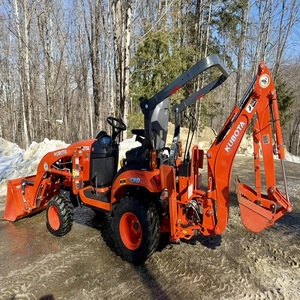 Achetez un mini tracteur à roues Kubota BX23S 4WD, tracteur utilitaire compact pour la ferme avec chargeur frontal et pelle arrière pour les travaux sur le terrain et dans la cour - Product Image 4