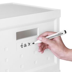 Set di Scatole Pieghevoli Impilabili con Doppio Coperchio per Organizzazione Casa o Ufficio - Product Image 6