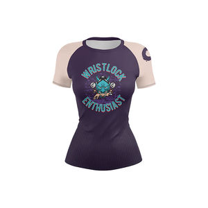Conjunto de Camiseta Deportiva TITAN TREAD WEAR para Hombre, Estampado Digital Morado, Manga Larga, Secado Rápido, Spandex/Poliéster, Antibacteriano, UPF50+ - Product Image 3