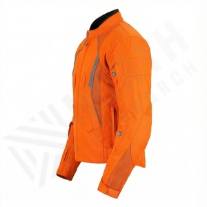 Chaqueta de Motociclista de Cuero Genuino para Hombre de la Mejor Calidad, Nueva Colección de Invierno, Chaquetas de Motocicleta con Protecciones Desmontables Personalizadas - Product Image 3