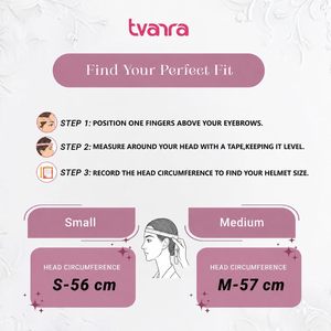 หมวกกันน็อคเต็มใบสำหรับผู้หญิง TVARRA Zeal ได้รับการรับรองมาตรฐาน ISI และ DOT ผลิตจากวัสดุ ABS พร้อมระบบปลดเร็ว ซับในโฟม  แผ่นบังหน้าใส รองรับมาตรฐาน HANS - Product Image 3