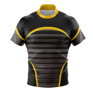 Maillots de rugby personnalisés pour hommes, sublimés, respirants, grandes tailles, uniformes sportifs, vêtements d'équipe, maillot de rugby de haute qualité - Product Image 2