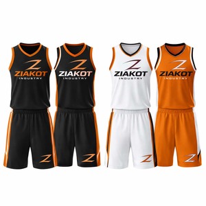 Directly From the Brand Custom Reversible Black Texas Orange-White Double Side Sublimation Basketball Suit Jersey - Product Image 1
