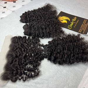 CDYHAIRVN Paquetes de Cabello Rizado Birmano 100% Sin Procesar, Cabello Humano Virgen Vietnamita, Paquetes de Cabello Humano Rizado Grado 10A - Product Image 1