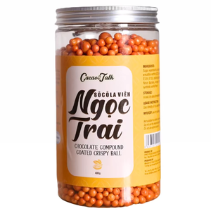 Bolas de Chocolate Crujientes de Primera Calidad con Certificación HALAL, Chocolate Compuesto para Repostería OEM/ODM, Decoración de Pasteles con Perlas de Chocolate Doradas - Product Image 1