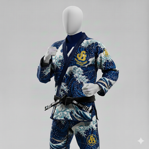 Kimono de BJJ Premium 100% Algodón, Tejido Perla, 400g, Ecológico y Duradero, para Entrenamiento Profesional y Competencia Unisex, OEM - Product Image 3