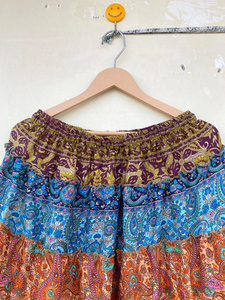 Bohemio estampado Patchwork mujeres capa faldas Hippie Boho Gypsy faldas vestido - Product Image 3