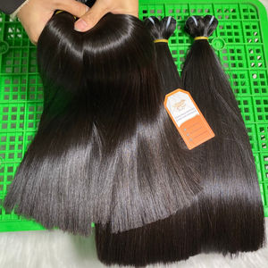 Top prix de gros haute qualité 100% vietnamien et indien brut vierge Remy Extensions de cheveux doux Double dessiné trame droite - Product Image 6