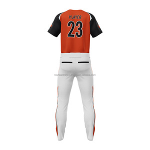 Precio razonable Crea tu idea Diseña tu propio estilo El mejor material Servicios OEM Uniformes de béisbol para hombres - Product Image 3