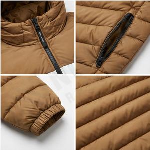 Chaqueta acolchada ligera de manga larga para mujer, resistente al agua, disponible en talla grande, chaqueta acolchada a la moda para hombre, personalizada - Product Image 4