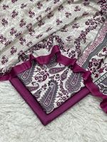 Hermoso Conjunto de Salwar Kameez de 3 Piezas para Mujer, Sin Costuras, Nuevo, de Algodón Ligero para Uso Diario en Verano, Color Elegante, Alta Calidad, Estilo Pakistaní