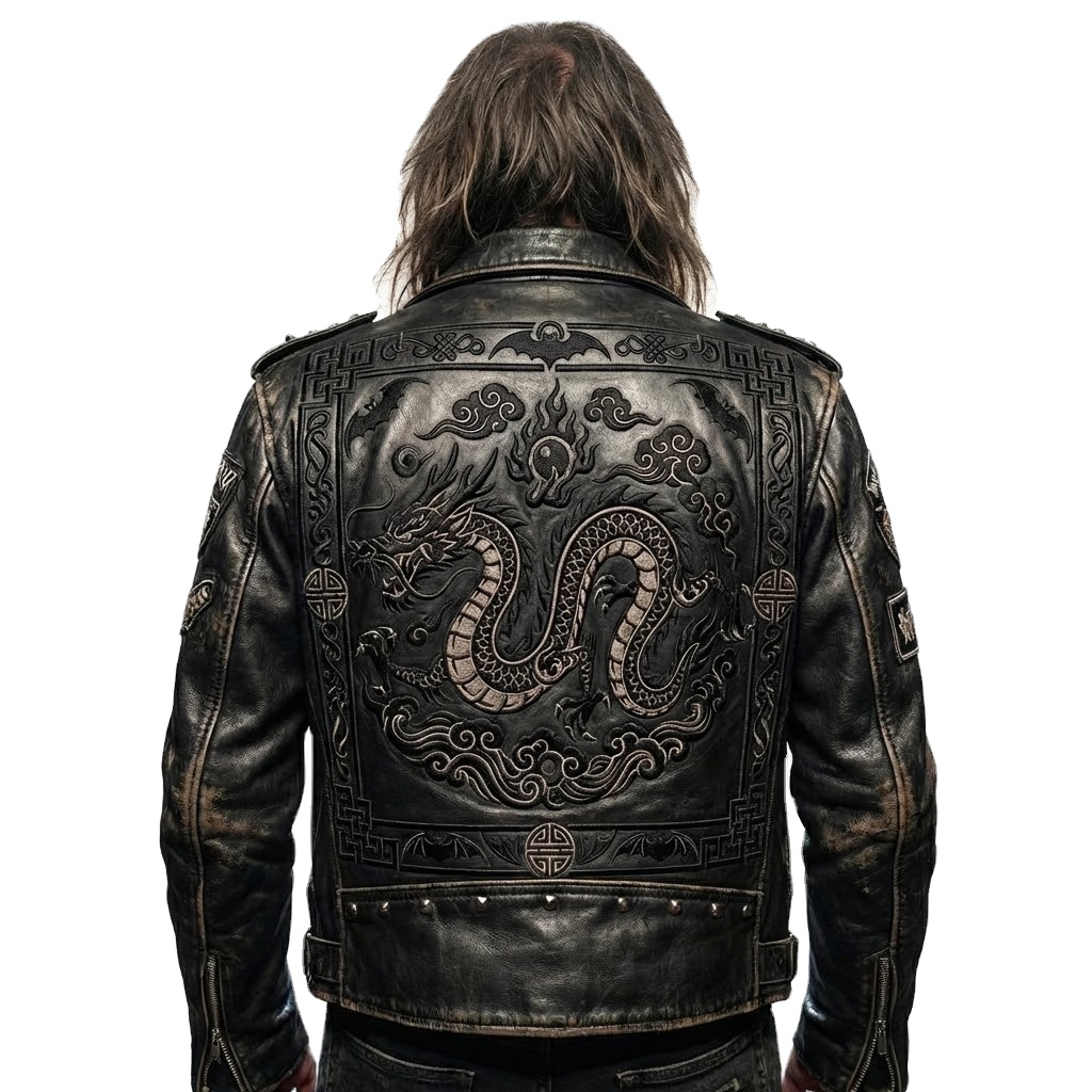 In Stock Leather Dragon Jacket Windproof & Durable | Alibaba.com
