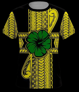 Camiseta de Manga Corta con Estampado Polinesio 3D Vintage, Diseño de Tatuaje de Flores de Samoa, para Hombre y Mujer, Estilo Urbano, Sublimación - Product Image 5