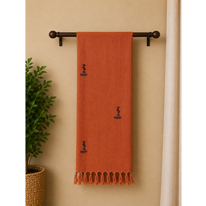 Manta de Lino 100% con Flecos |   Manta Decorativa Suave para Sofá |   Manta de Lino Tejido de Lujo para Cama, Sofá y Decoración del Hogar - Product Image 5