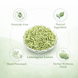 Premium Herbal Lemongrass Leaves Tea Cut Naturally <b>Dried</b> Cymbopogon Citratus for Herbal Tea Preparation Beverage Applications - Product Image 5