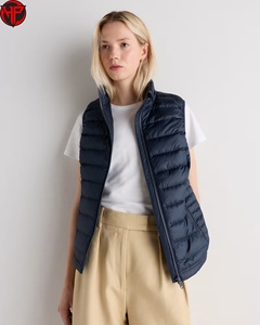 Women's <b>Quilted</b> Puffer Vest Sleeveless Zip Up <b>Waistcoat</b> Lightweight Warm Casual Outerwear Womens Outdoor Down Vest - Product Image 4
