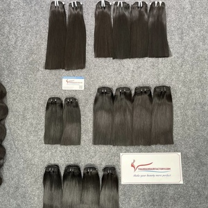 Extensiones de Cabello Humano Vietnamita Natural Liso en Varios Colores, 10 Pulgadas, Trama Doble, Directo de Fábrica - Product Image 1