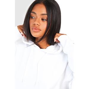 Pull à Capuche en Molleton de Coton de Haute Qualité Personnalisé, Sweat à Capuche de Créateur avec Logo Personnalisé, Surdimensionné, 2025 pour Femmes - Product Image 4