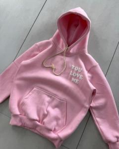 Sudaderas Holgadas con Capucha Unisex de Algodón Grueso Cómodas y Elegantes Estilo Urbano con Estampado Puff y Pedrería Fabricante Mayorista - Product Image 5