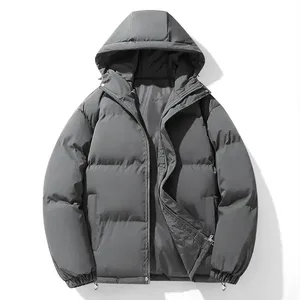 Chaqueta Casual de Algodón para Hombre, Estilo Moderno de Invierno, Talla Grande, Chaqueta con Capucha Rellena de Plumón, Ajustable, Cortavientos, Chaqueta Acolchada - Product Image 2