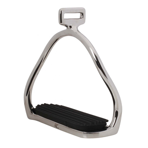Estribos de Acero Inoxidable para Caballo, con Superficie Ancha Antideslizante, Equipo Ecuestre Metálico - Product Image 3