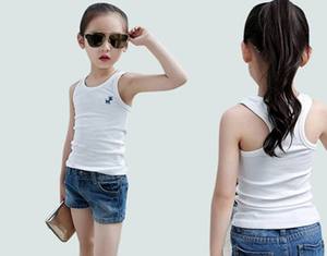 Camiseta sin Mangas Informal para Niños, 100% Algodón, para Niños y Niñas Pequeñas - Product Image 2