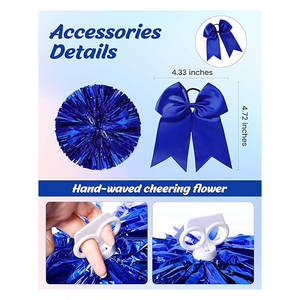 Traje de animadora para niñas, disfraz de Halloween para niños de 5 a 12 años, conjunto de uniforme de animadora, disfraz elegante para fiesta, cumpleaños, eventos escolares - Product Image 5