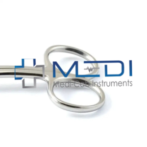 Ciseaux dentaires courbes de qualité supérieure en acier, fabriqués par Medicab Surgical Instruments, utilisés pour la chirurgie dentaire. - Product Image 4