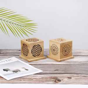 Quemador de Incienso de Madera Hecho a Mano, Diseño Único, Porta Incienso de Madera, Decoración India Hecha a Mano para el Hogar - Product Image 6