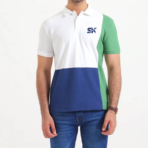 เสื้อโปโลผู้ชายแบบเรียบสีตัดต่อ ดีไซน์สั่งทำพิเศษ ปี 2026 ผลิตภัณฑ์ฤดูหนาว เสื้อโปโลผู้ชายแบบเรียบสีตัดต่อ ราคาถูก - Product Image 1