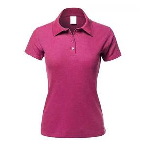 Polo de golf pour femme, coupe ajustée, polyester sublimé respirant, plusieurs couleurs - Product Image 1