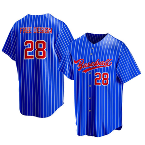 เสื้อเบสบอลดีไซน์ทันสมัยสุดฮิต เสื้อทีมแบบติดกระดุม ราคาสมเหตุสมผล - Product Image 5