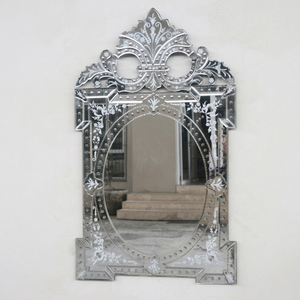 Elegante Espejo de Pared Estilo Barroco Veneciano |   Espejo Decorativo de Estilo Antiguo para Sala de Estar de Lujo, Vestíbulo de Hotel y Decoración de Interiores - Product Image 3