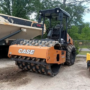 Compacteurs de sol vibratoires hydrauliques à tambour unique de 7 tonnes avec tambours lisses de 1680 mm et moteur de 74 CV - Product Image 1